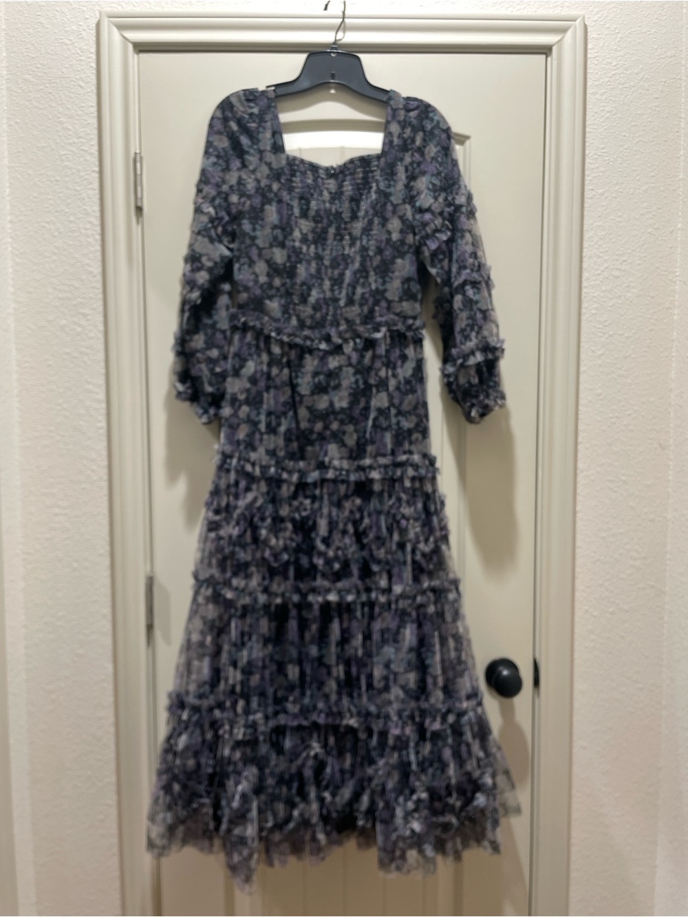 Ivy City Co Floral Catherine Dress in Black floral - Picture 5 of 5